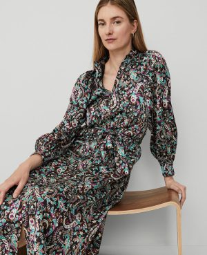 Petite Floral Belted Shirtdress