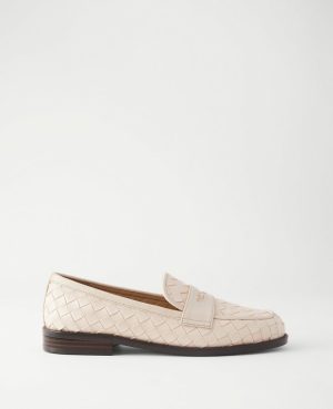 Woven Penny Loafers
