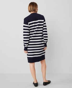 Weekend Collection Striped Sweater Dress