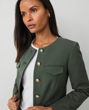 Petite Ponte Crew Neck Jacket
