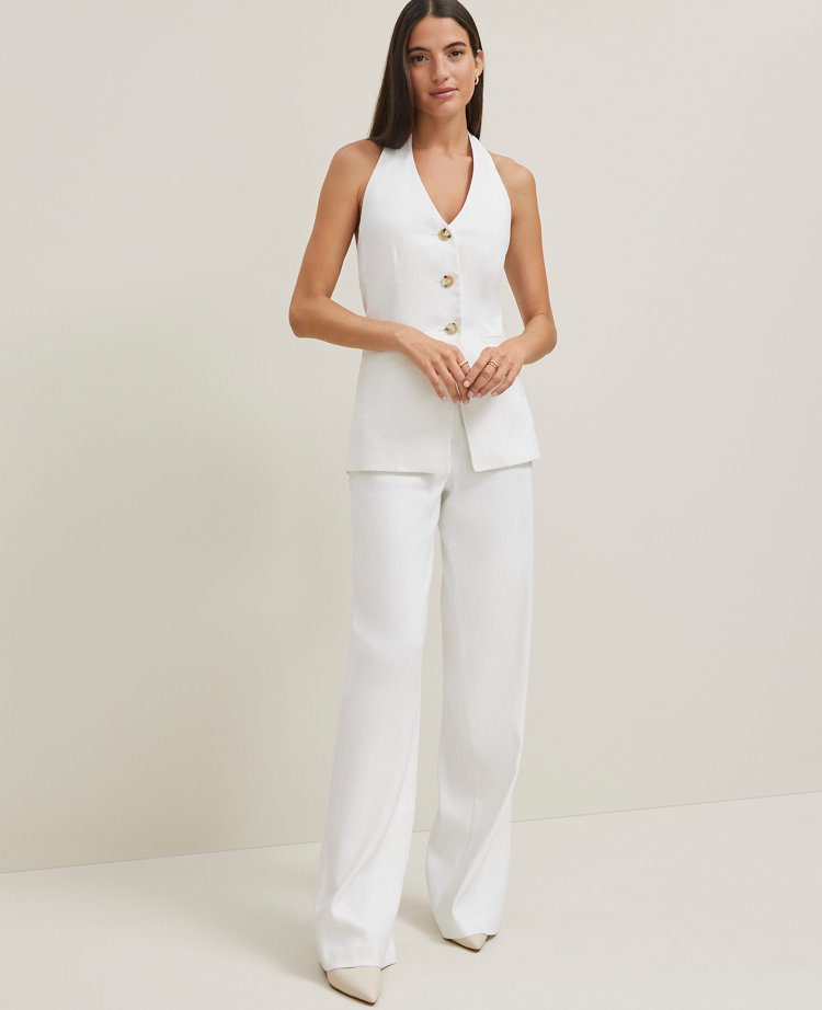 The Wide-Leg Pant in Linen Blend