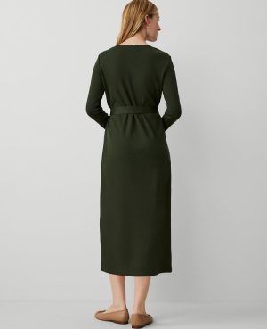 Petite Column Midi Dress