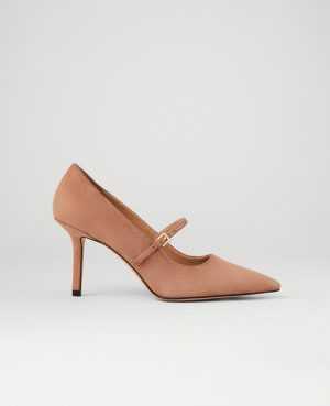 Suede Mary Jane Pump