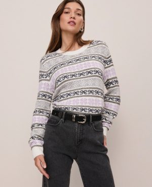 Weekend Collection Relaxed Fair Isle Sweater