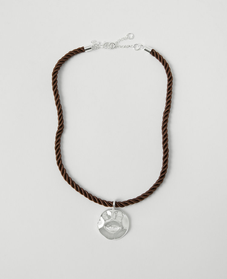 Metal Rope Pendant Necklace