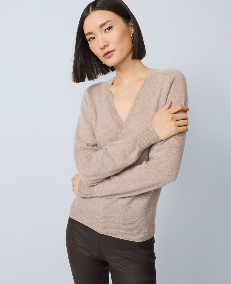 Cashmere V-Neck Sweater