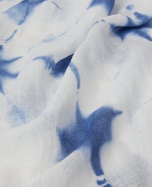 Weekend Collection Dip Dye Linen Blend Scarf