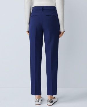 The Petite Eva Ankle Pant in Doubleweave