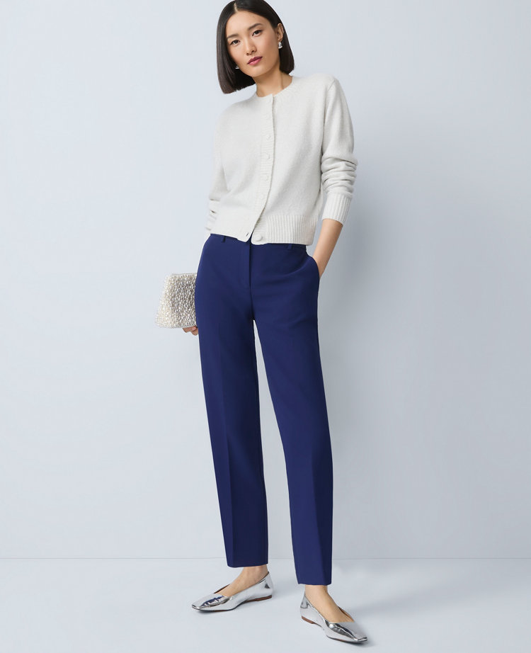 The Eva Ankle Pant in Doubleweave