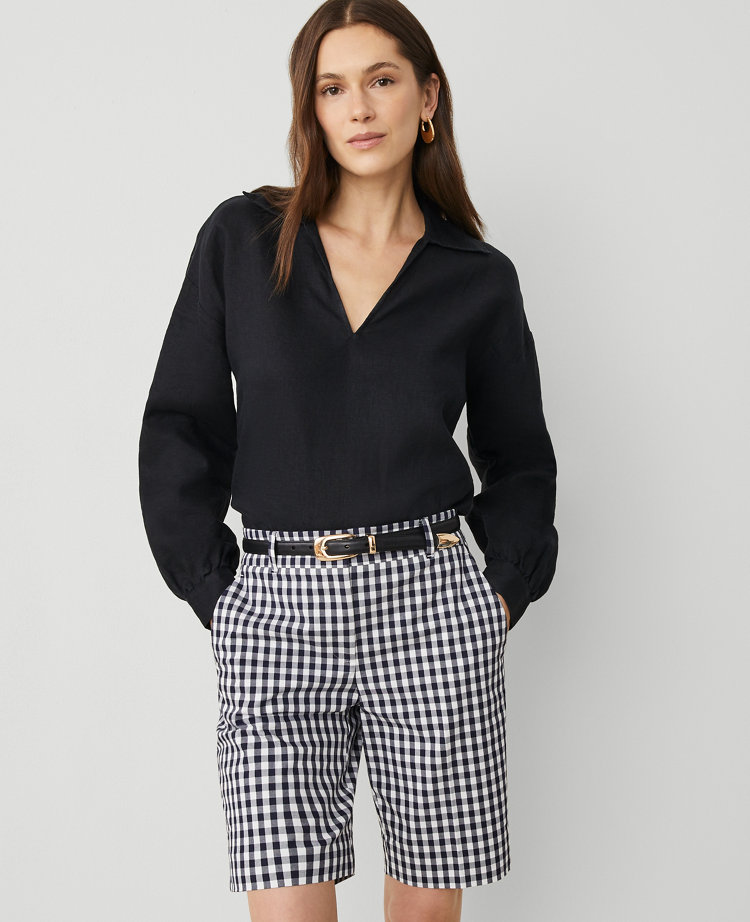 The Petite Boardwalk Short in Plaid