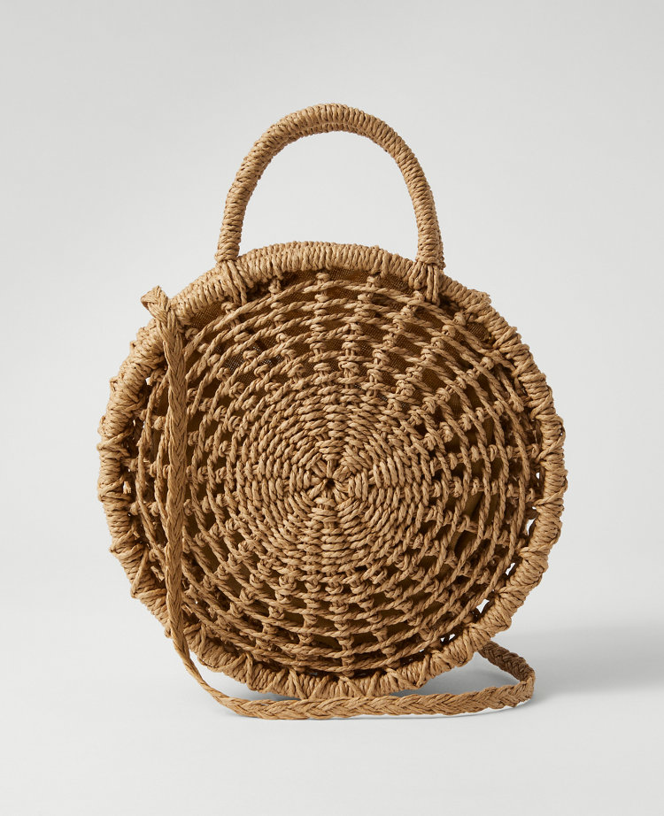Weekend Collection Raffia Crossbody Bag