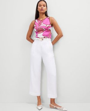 Petite Floral Knit Shell