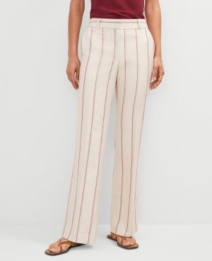 The Petite Jayne Trouser in Pinstripe
