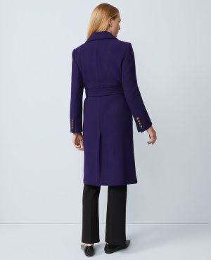 Belted Notch Collar Coat
