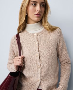 Petite Weekend Collection Shimmer Cardigan