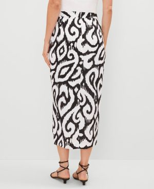 Ikat Sarong Pencil Skirt