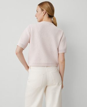 Petite Textured Sweater Jacket