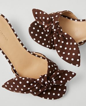 Bow Kitten Heel Sandals