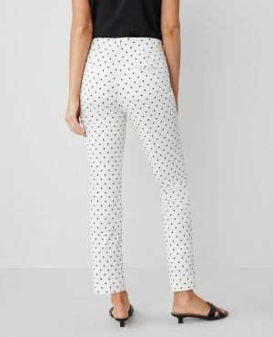 The Cotton Crop Pant in Dot
