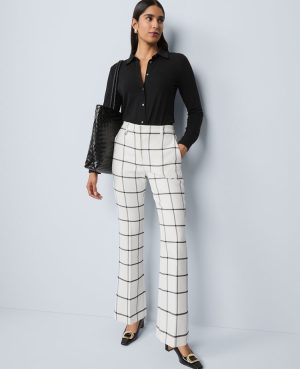 The Slim Flare Trouser In Windowpane