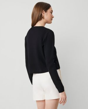 Petite Cropped Open Cardigan