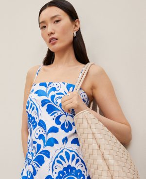 Petite Tiled Tiered Strappy Maxi Dress