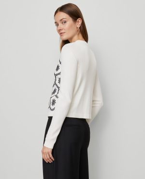 Floral Embroidered Cardigan