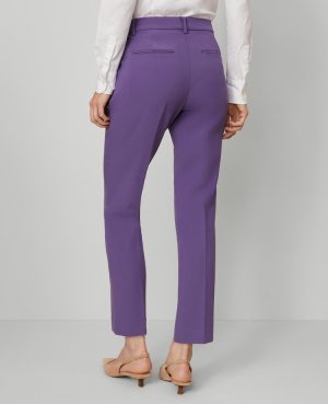 The Eva Ankle Pant in Doubleweave