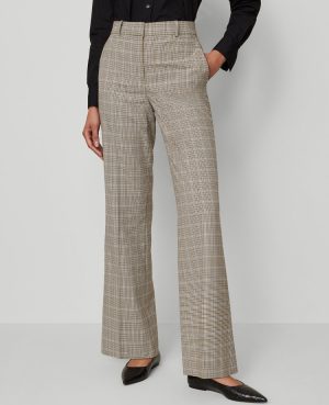 The Flare Trouser in Plaid