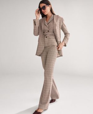 The Flare Trouser in Plaid