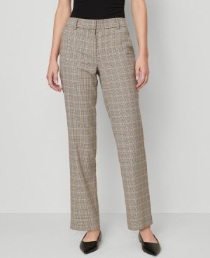 The Straight Pant in Plaid