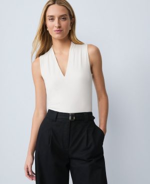 Sleeveless V-Neck Top