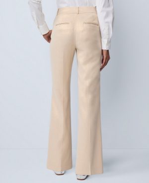 The Petite Jayne Trouser in Metallic Jacquard