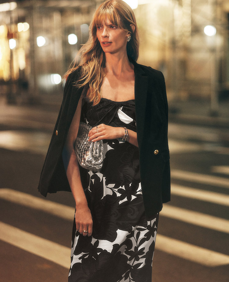 The Petite Crosby Blazer in Velvet