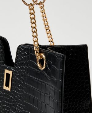 Croco Large Tote Bag