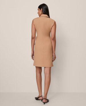 The Peak Lapel Blazer Dress
