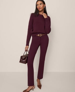 The Straight Pant in Ponte
