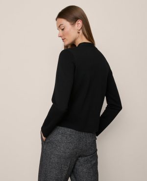 V-Neck Sweater Jacket