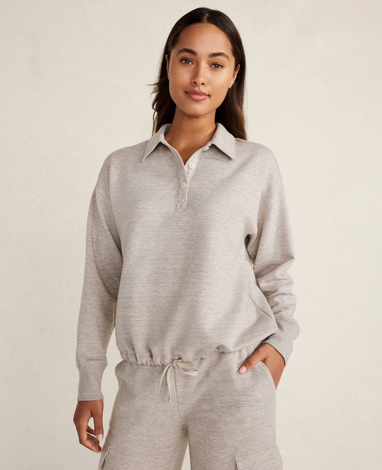 Haven Well Within Fleece Polo Collar Pullover