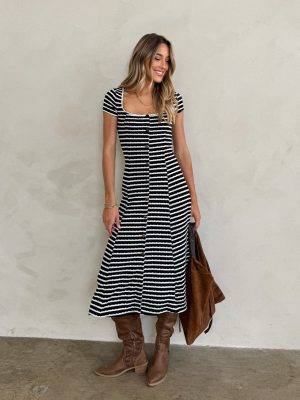 Bailey Stripe Midi Dress