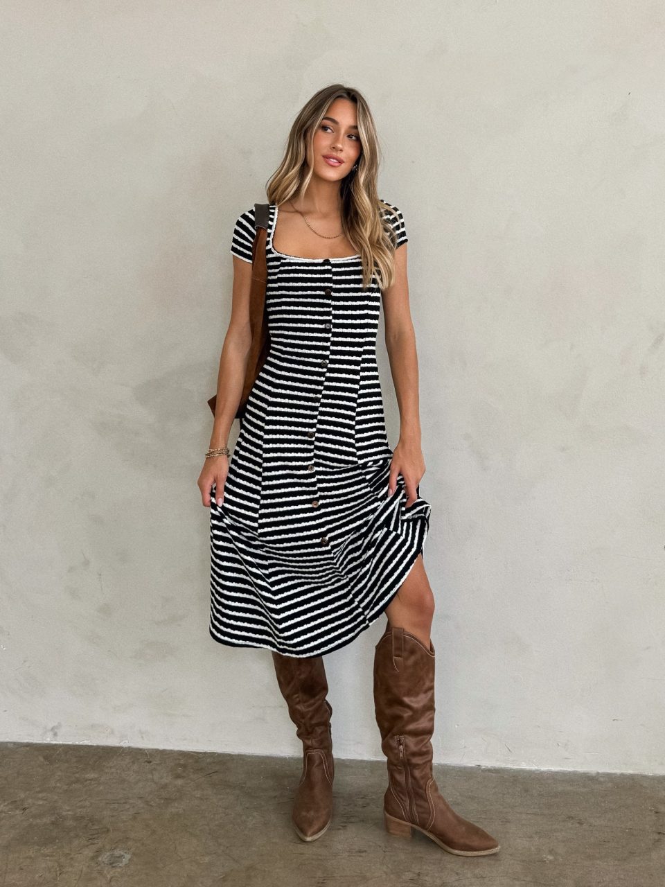 Bailey Stripe Midi Dress