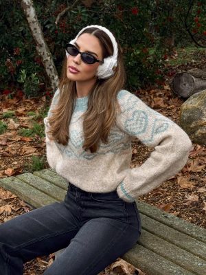 Frozen Heart Knit Sweater