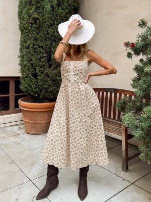 Isla Floral Midi Dress