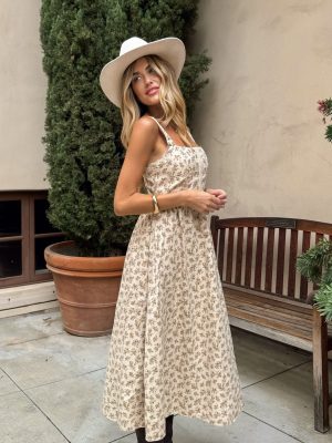 Isla Floral Midi Dress