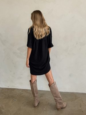 Sienna Textured Shirt Dress