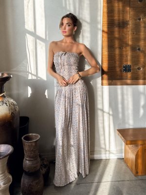 Devon Smocked Maxi Dress