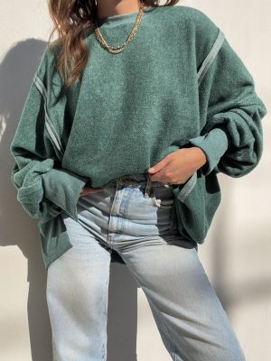 Elysia Soft Sweatshirt in Green