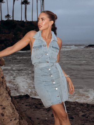 Sunday Crush Denim Mini Dress
